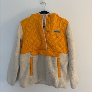 Women’s Columbia Hooded Fleece Pullover Size Medium